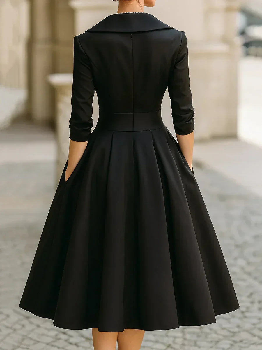 Karen | Elegant Satin Dress