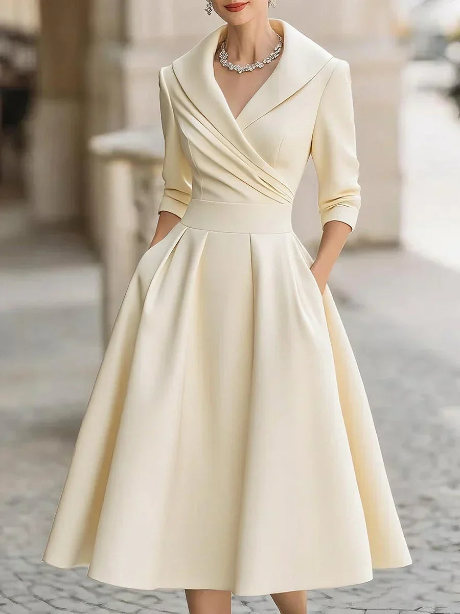 Karen | Elegant Satin Dress