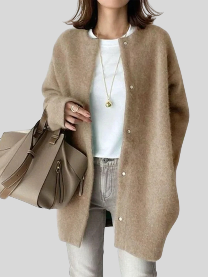 Thalassa™ | Soft Everyday Round Neck Cardigan