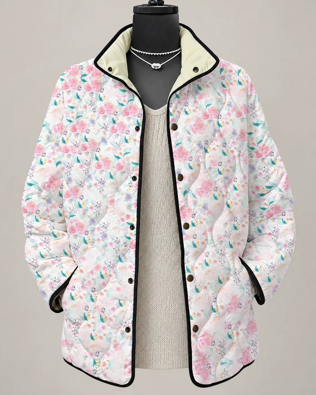 Juliette | Rose Garden Patchwork Quilted Jacket