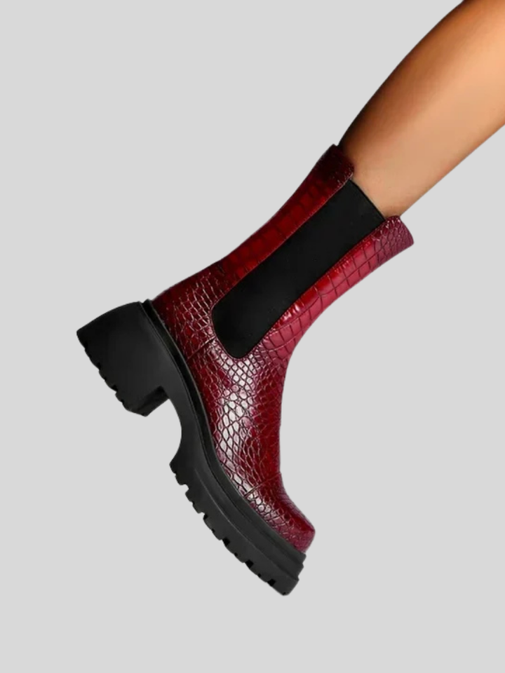 Harper™ | Pull-On Ankle Boot With Lug Sole