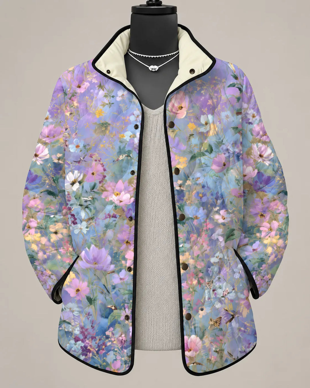 Eliana | Wildflower Patchwork Quilted Jacket