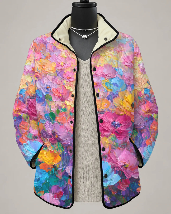 Camilla Painted Garden Quilted Jacket
