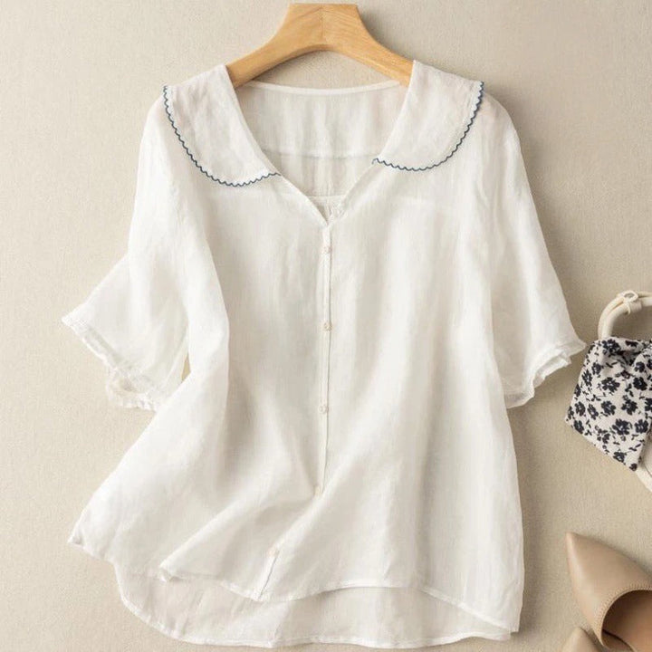 Paloma™ | Soft Collared Casual Blouse