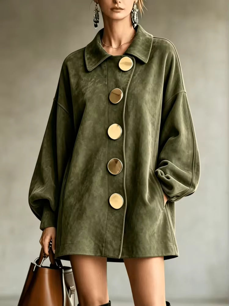 Isabella™ | Women Faux Suede Coat