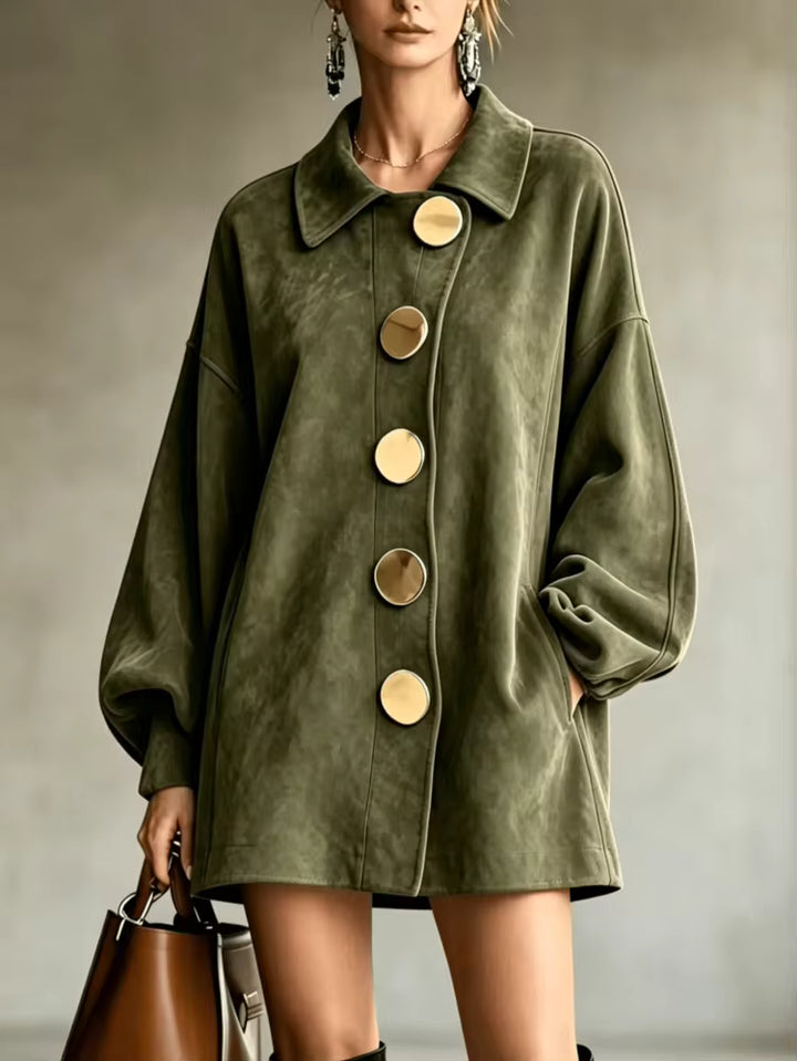 Isabella™ | Women Faux Suede Coat
