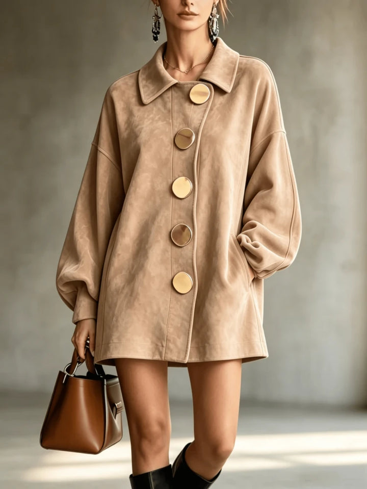 Isabella™ | Women Faux Suede Coat