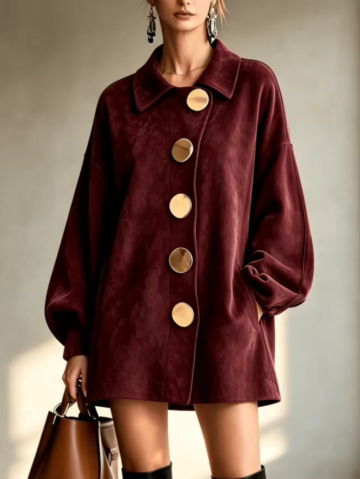 Isabella™ | Women Faux Suede Coat
