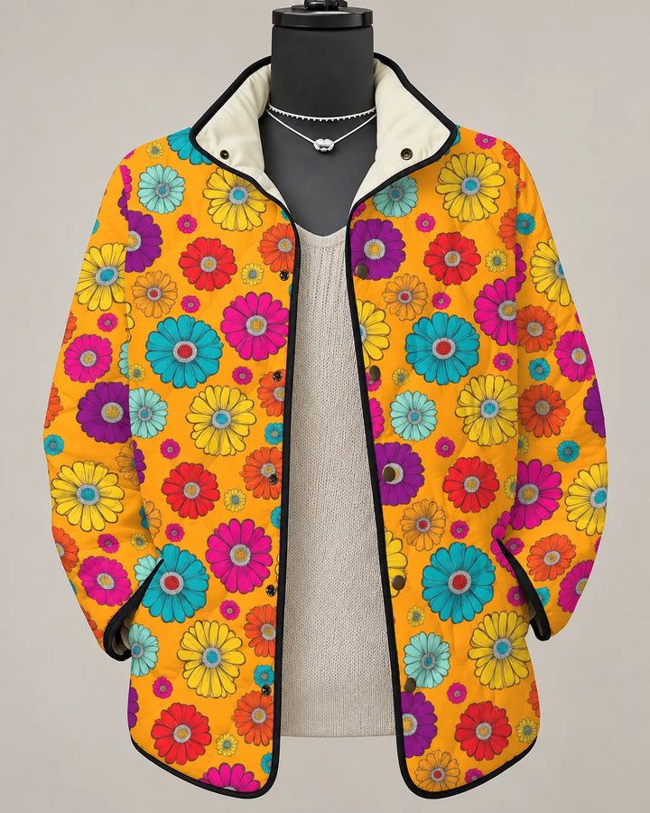 Elowen | Sunlit Patchwork Quilted Jacket