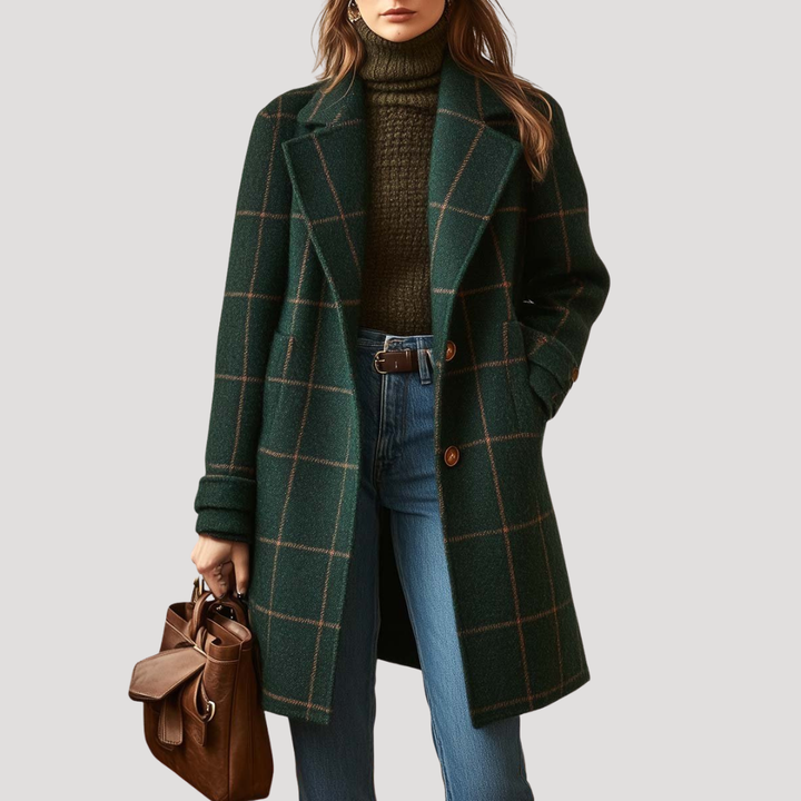 Ophelia™ | Classic Check Longline Coat