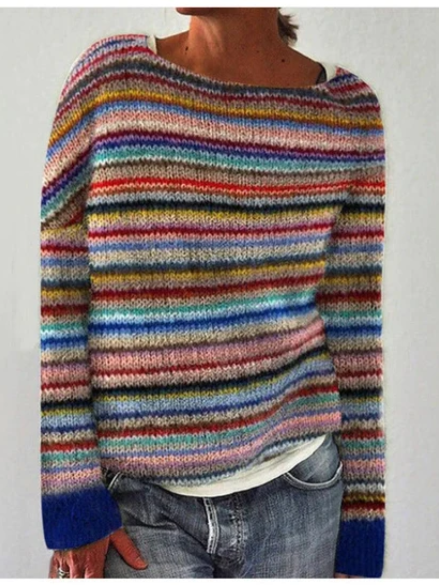 Violet™ | Cozy Multicolor Everyday Sweater
