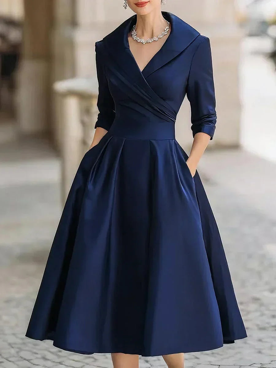 Karen | Elegant Satin Dress