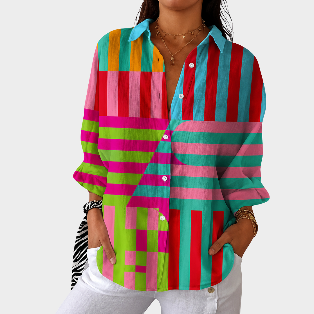 Light and Colorful Blouse with Print