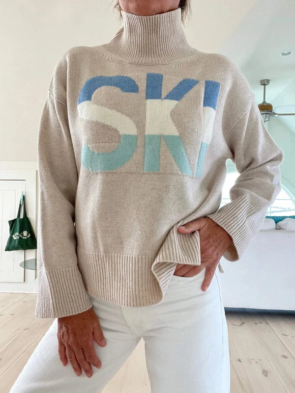 Caroline | Cozy Statement Knit Turtleneck Sweater