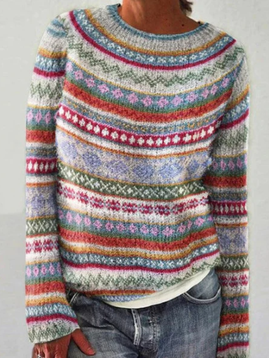 Violet™ | Cozy Multicolor Everyday Sweater