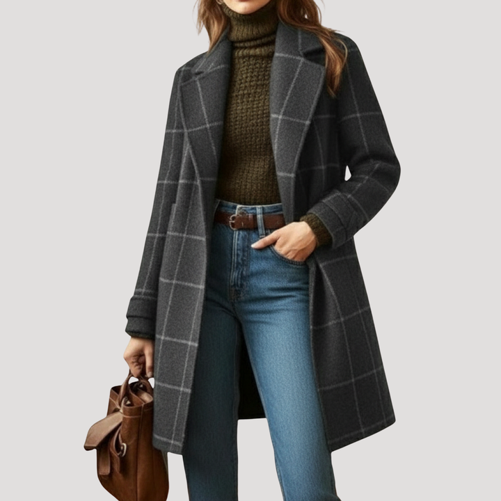 Ophelia™ | Classic Check Longline Coat