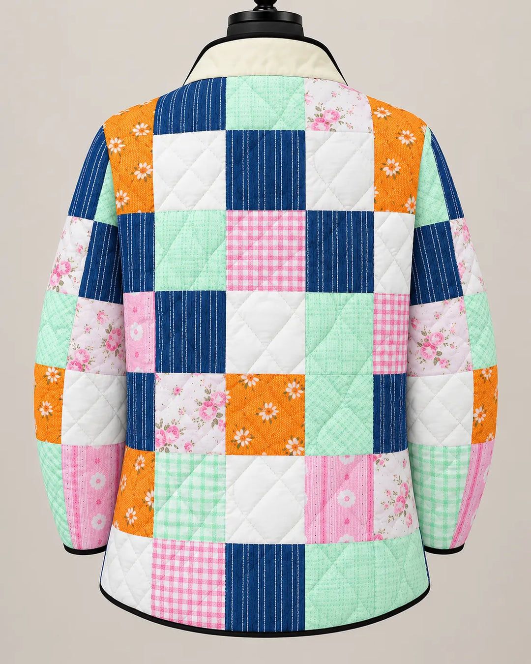 Mirelle | Colorful Patchwork Quilted Jacket