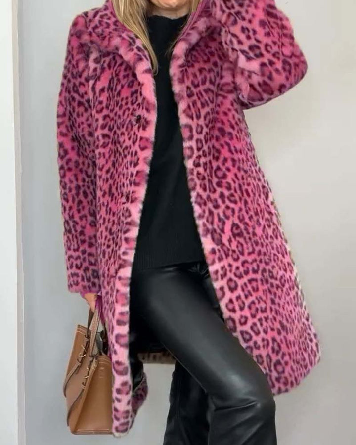 Lysandra™ | Elegant Leopard Coat
