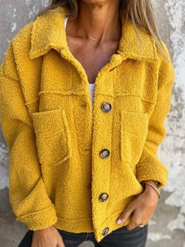 Juniper™ | Cozy Teddy Button Coat