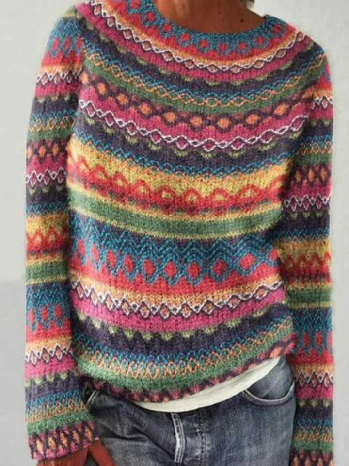 Violet™ | Cozy Multicolor Everyday Sweater