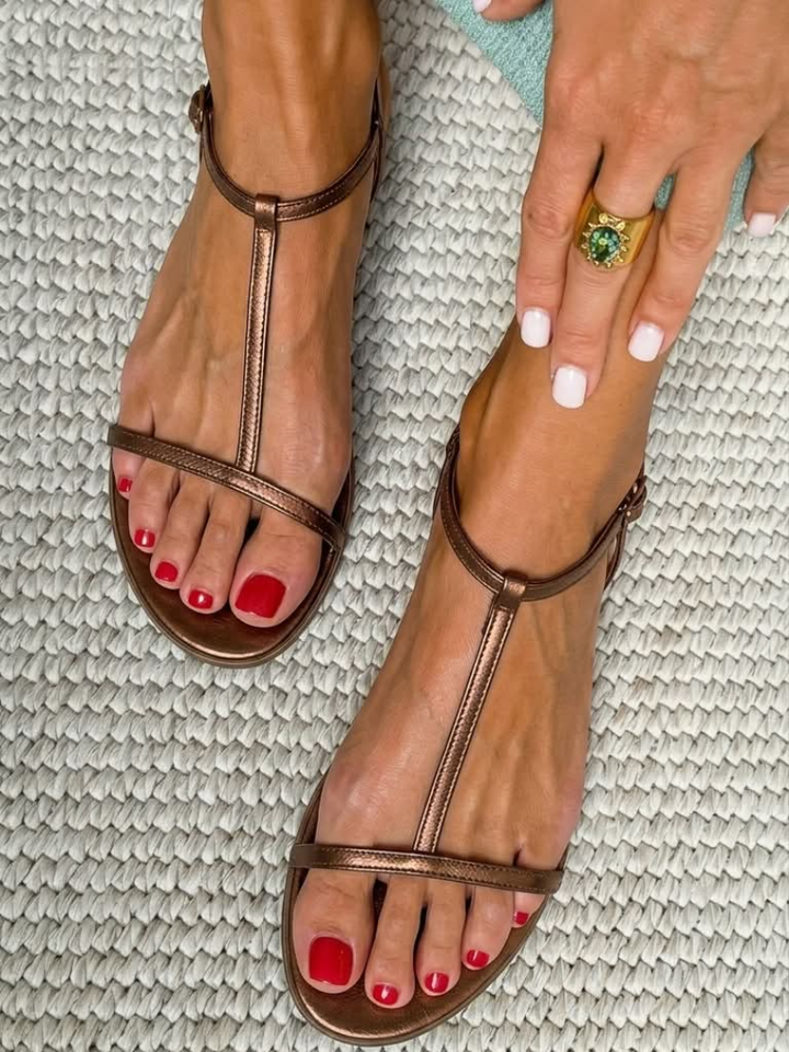 Rosalba - Golden Spring Sandals