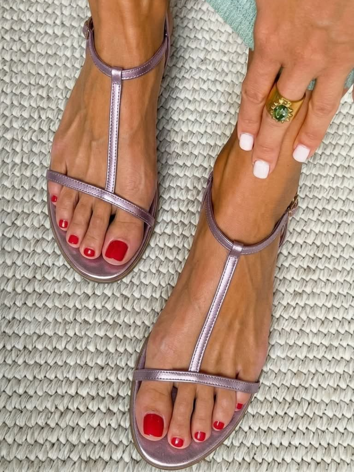 Rosalba - Golden Spring Sandals