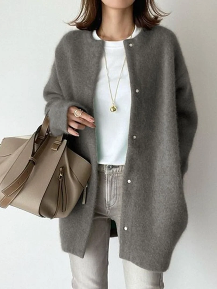 Thalassa™ | Soft Everyday Round Neck Cardigan