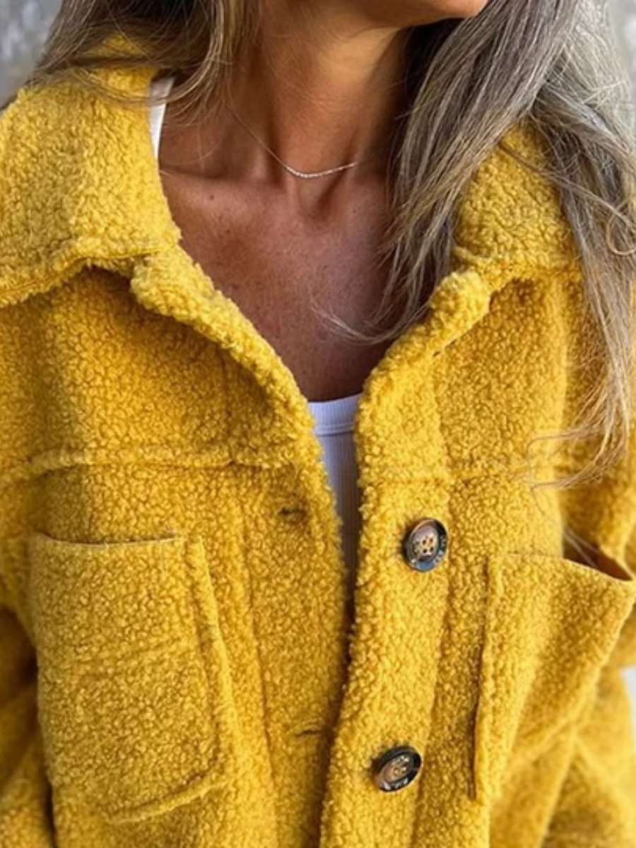 Juniper™ | Cozy Teddy Button Coat
