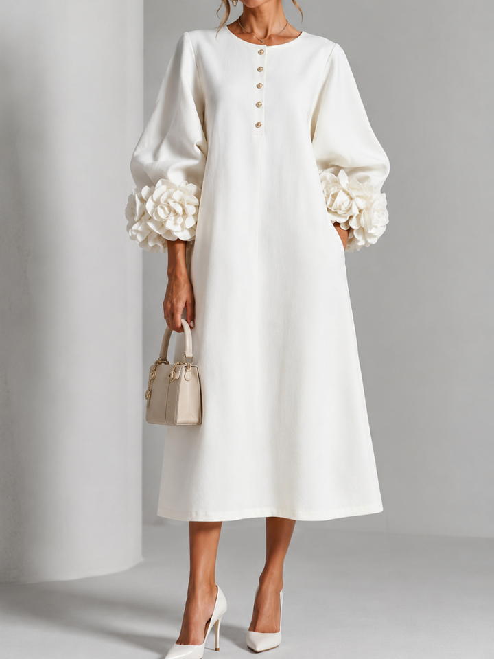 Gemma | Chic Floral Sleeve Dress