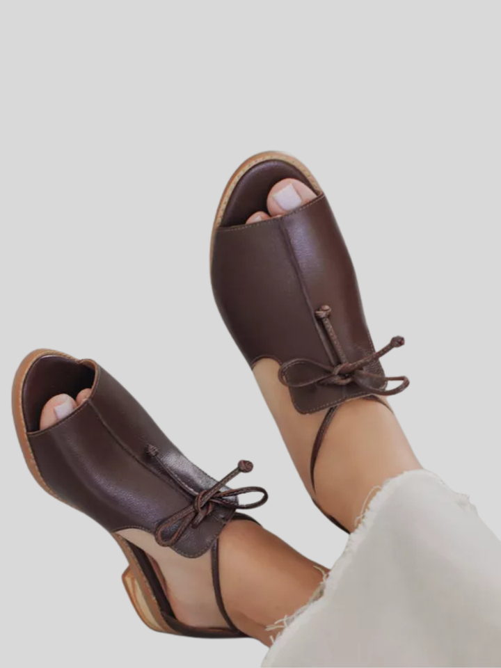 LILLIANA – STRAP-STYLE LEATHER SANDALS