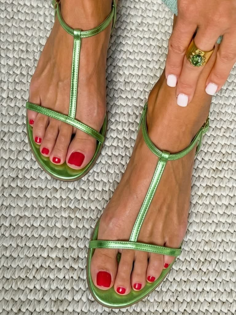 Rosalba - Golden Spring Sandals