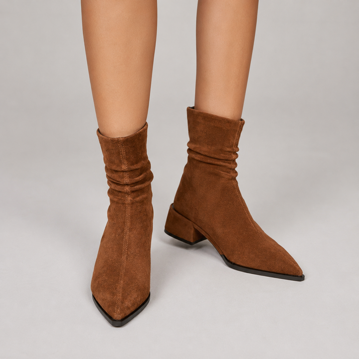 Messali™ - Pointed Toe Ankle Block Heel
