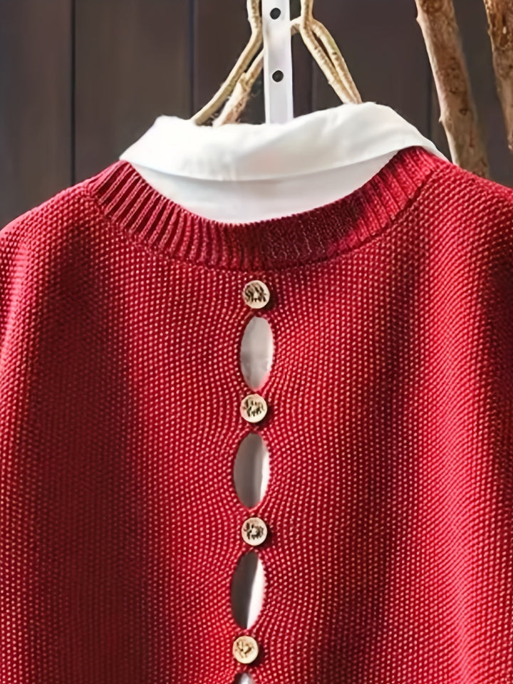 Maisie™ | Casual Scoop-Neck Cardigan