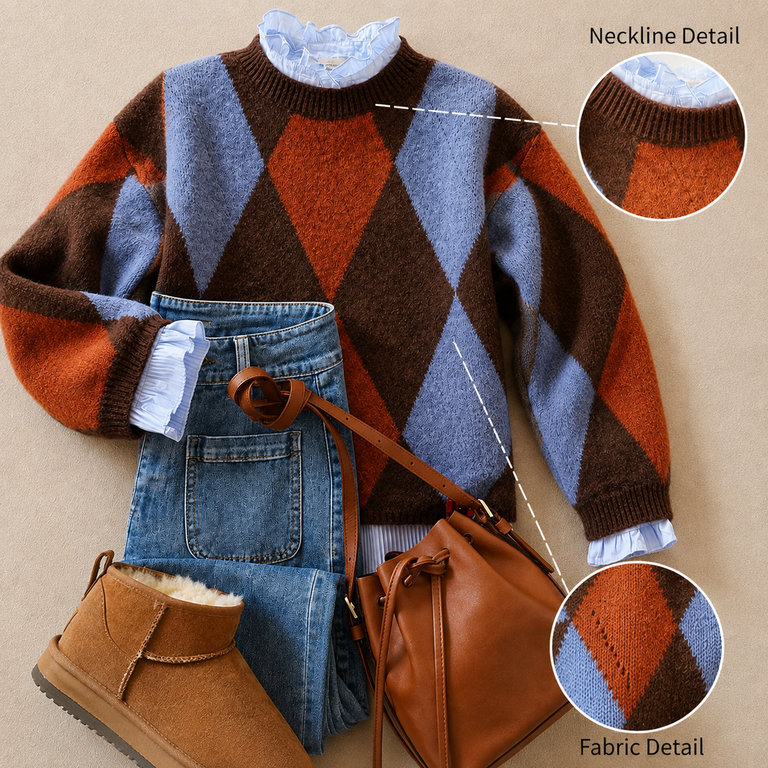 Callie™ | Classic Vintage Knit Sweater