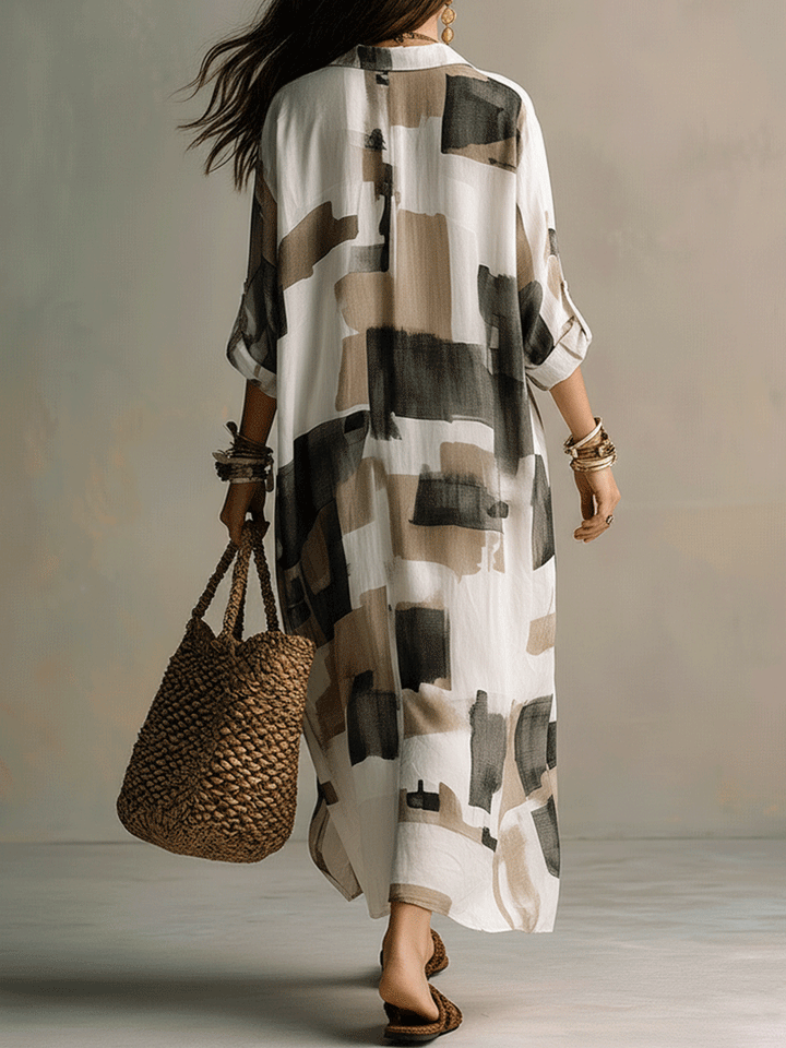 Elisandra™ | Effortless Printed Maxi Dress