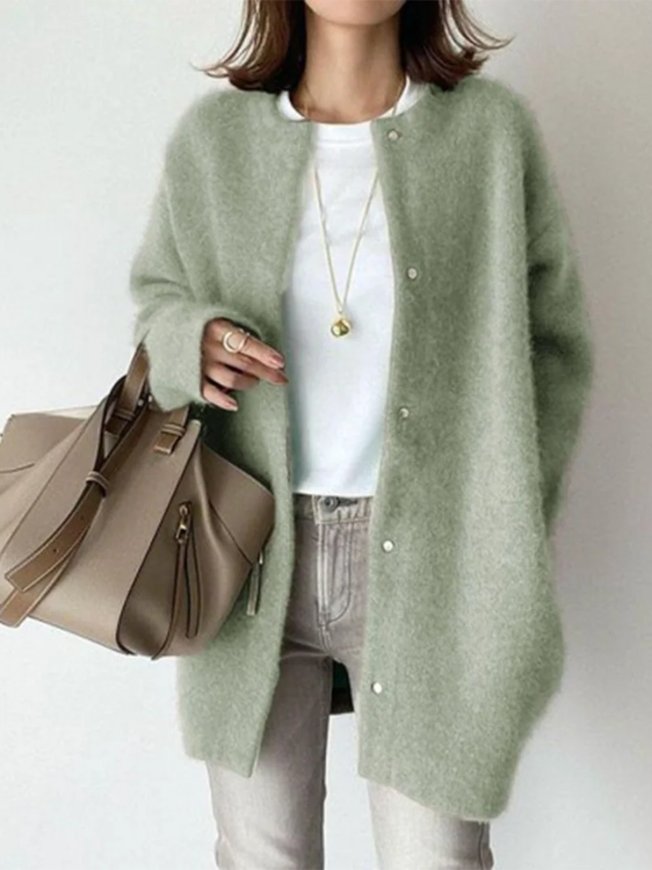 Thalassa™ | Soft Everyday Round Neck Cardigan