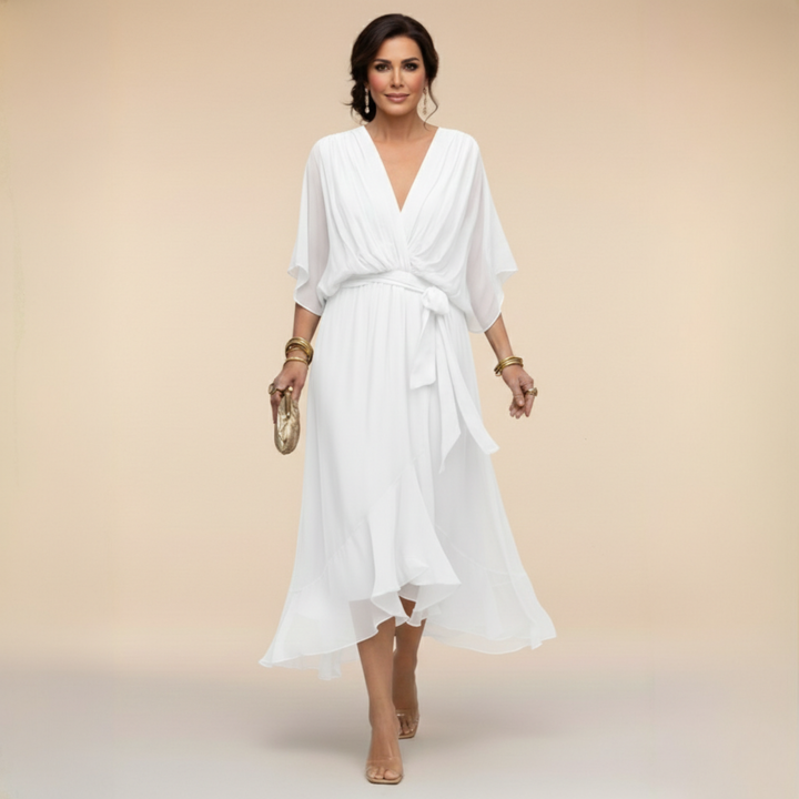 Clara | Wrap V-Neck Dress
