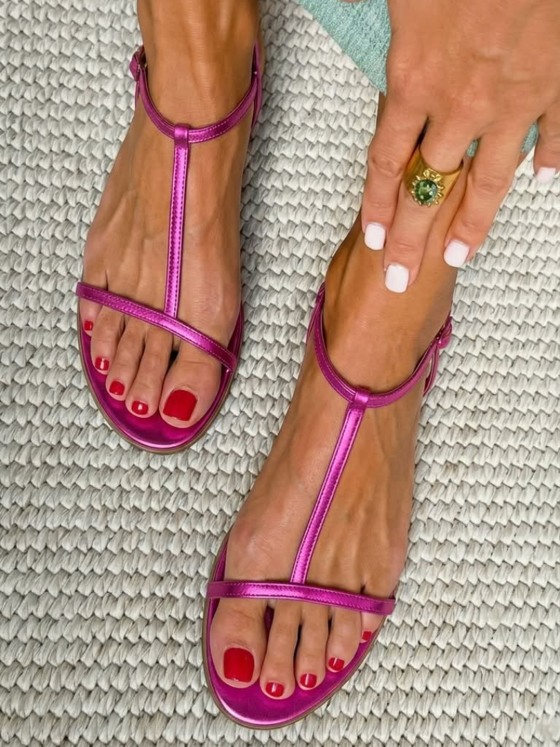 Rosalba - Golden Spring Sandals