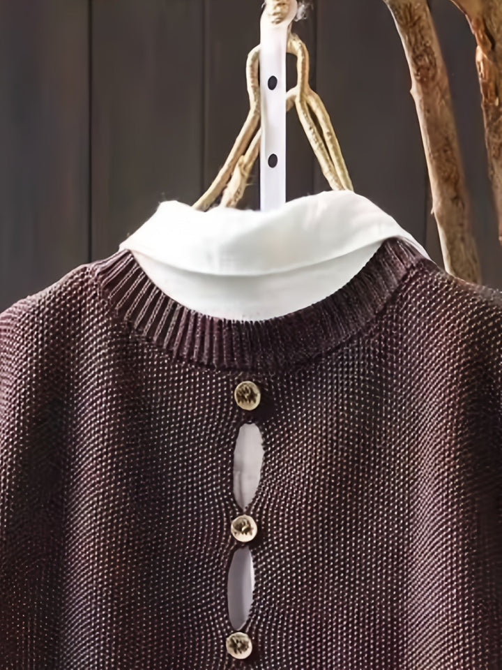 Maisie™ | Casual Scoop-Neck Cardigan