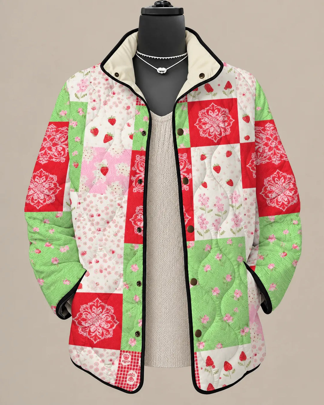 Rosalie Soft Garden Quilted Jacket
