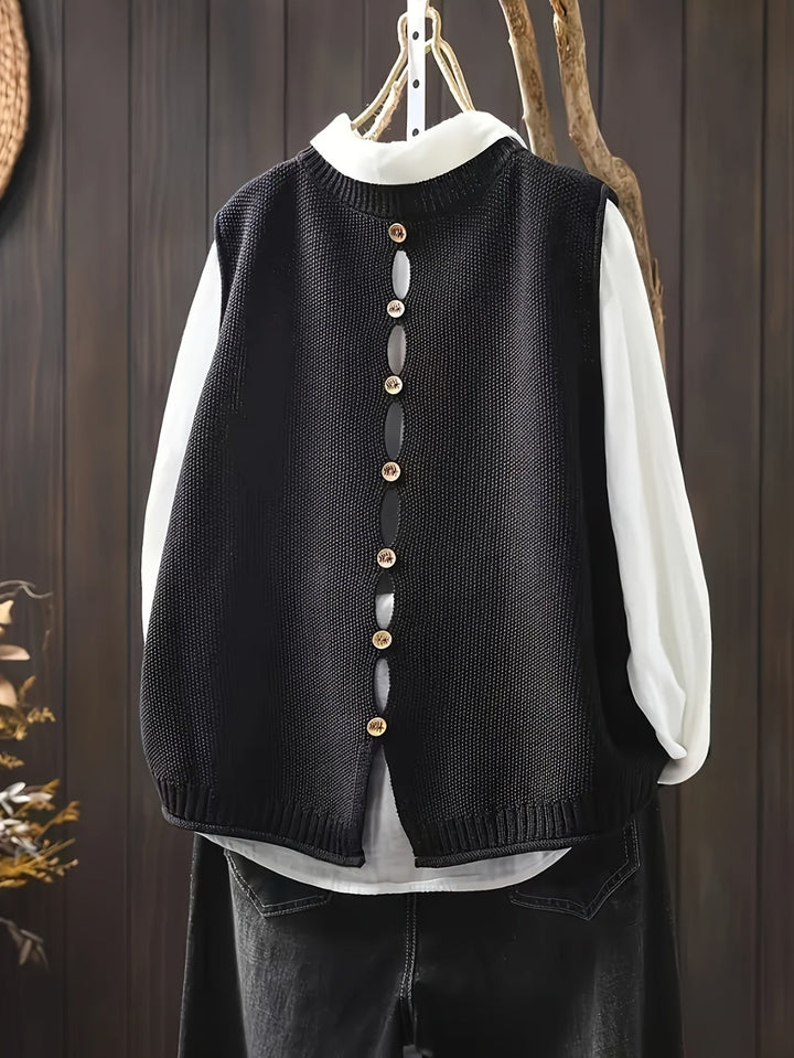 Maisie™ | Casual Scoop-Neck Cardigan