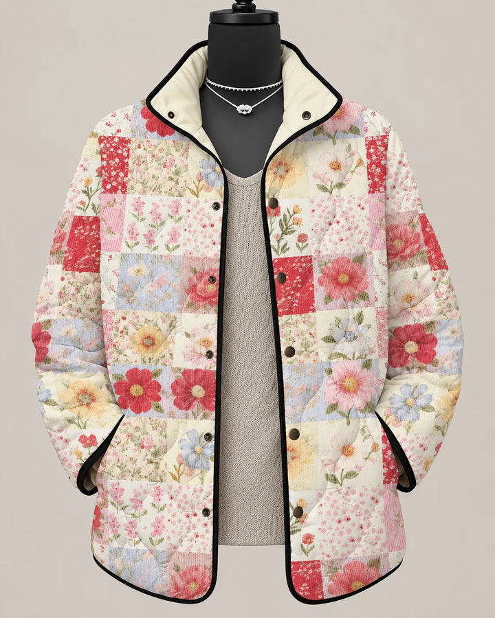Eliana | Wildflower Patchwork Quilted Jacket