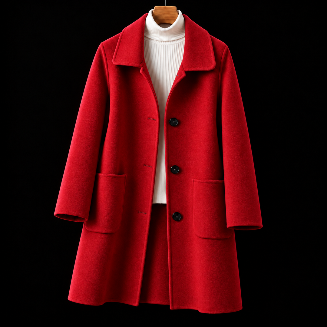 Candace™ | Classic Single Breasted Longline Winter Coat