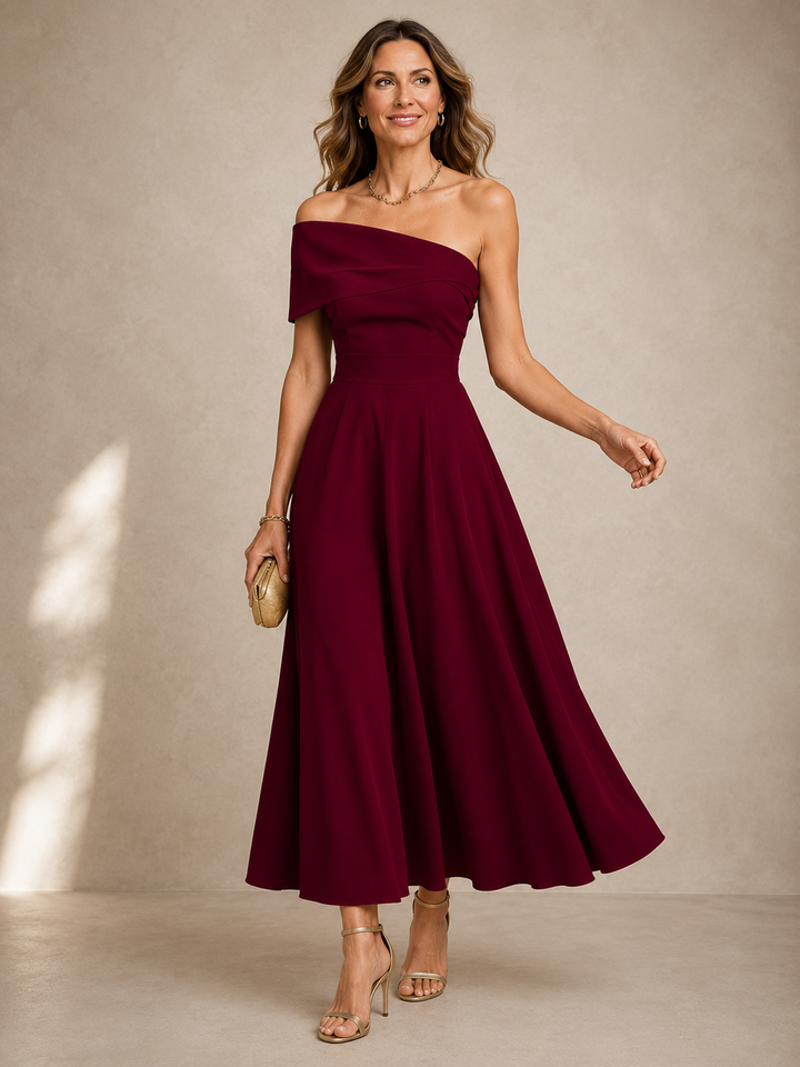 Violet | Graceful Sweeping Maxi Dress
