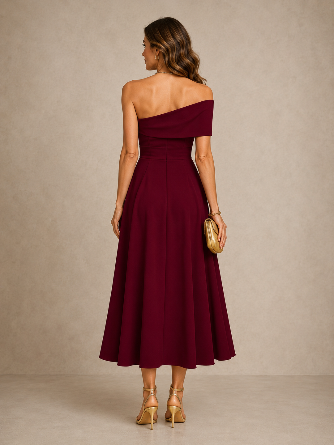 Violet | Graceful Sweeping Maxi Dress