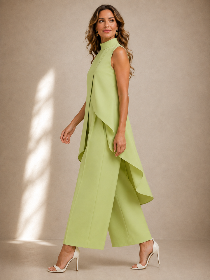 Ruby | Sculpted High-Neck Jumpsuit