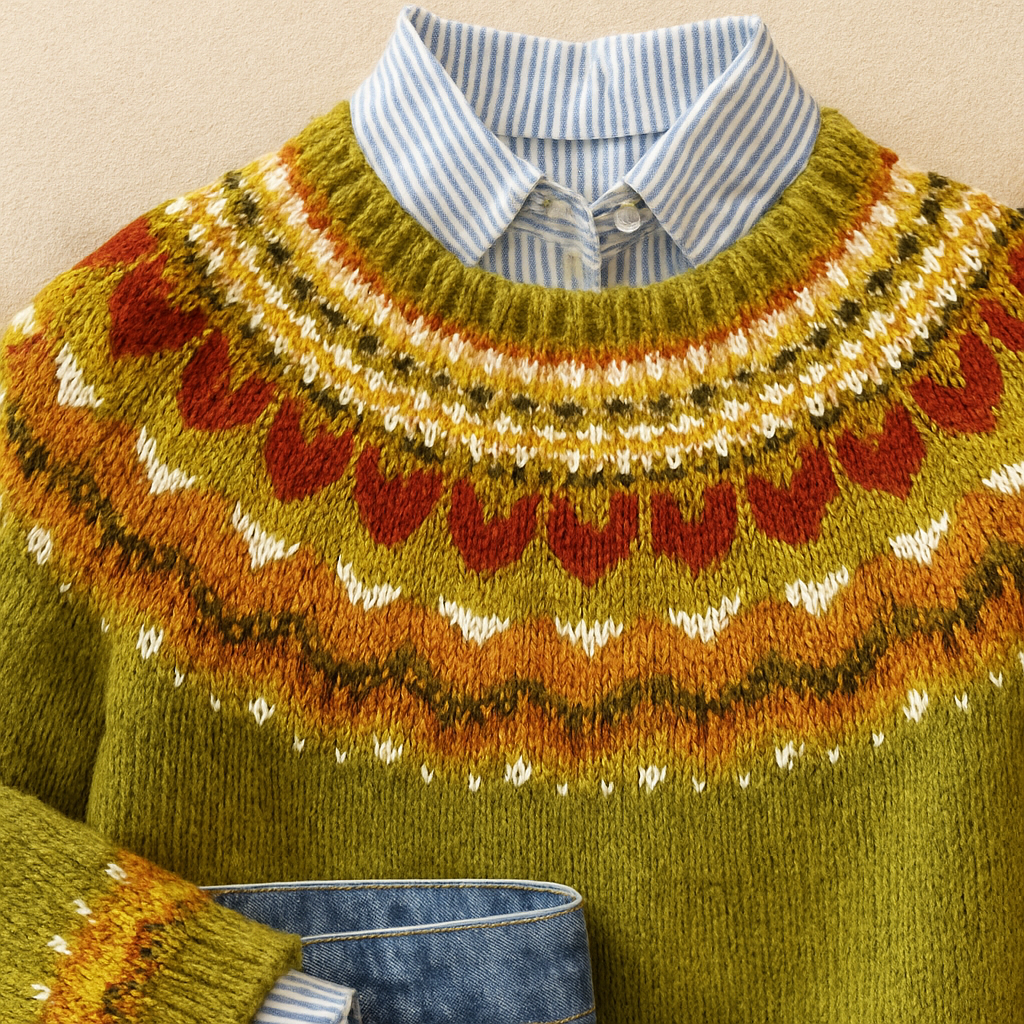 Jasmine™ | Classic Vintage Knit Sweater