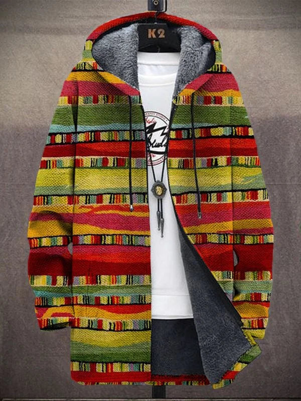 Morgan | Art-Inspired Hooded Cardigan