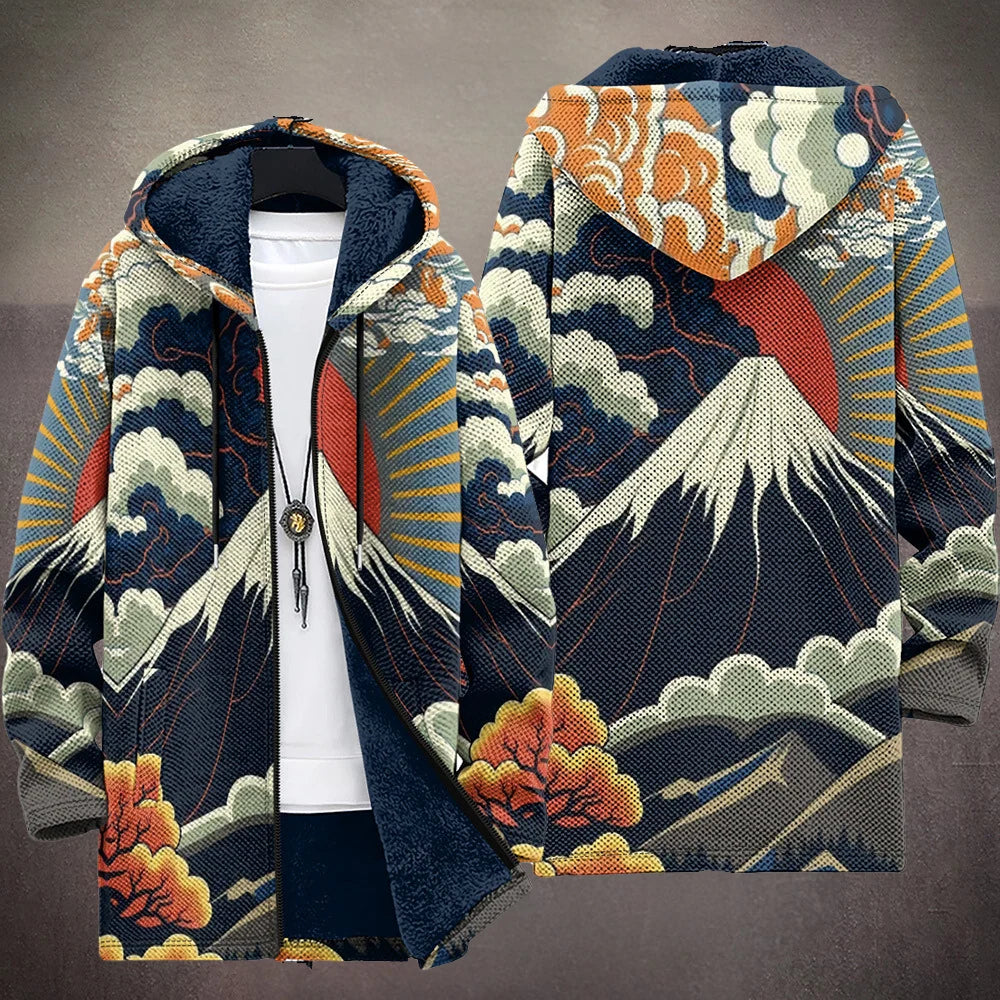 Addison | Art-Inspired Hooded Cardigan
