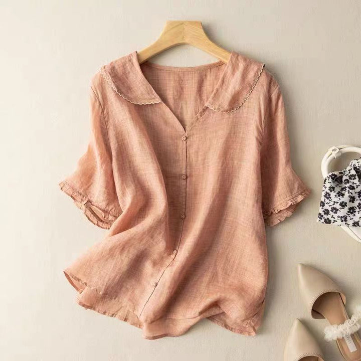 Paloma™ | Soft Collared Casual Blouse